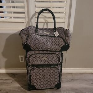 Luggage Set Nine West Quality Large Suitcase & Carryon